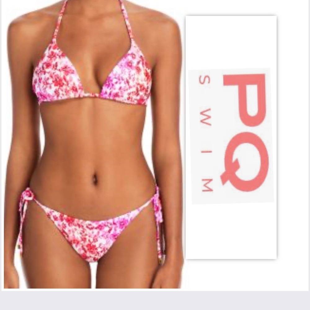 PQ Swim Pink Floral Bikini